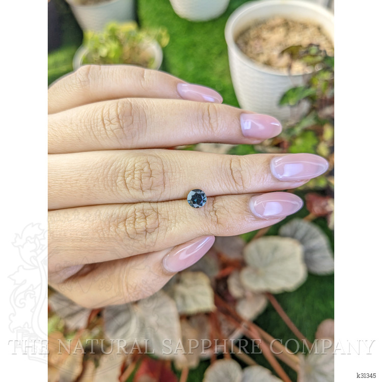 0.81 Ct. Greenish Blue Spinel from Ceylon (Sri Lanka)