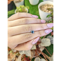0.73 Ct. Greenish Blue Spinel from Ceylon (Sri Lanka) Life Style