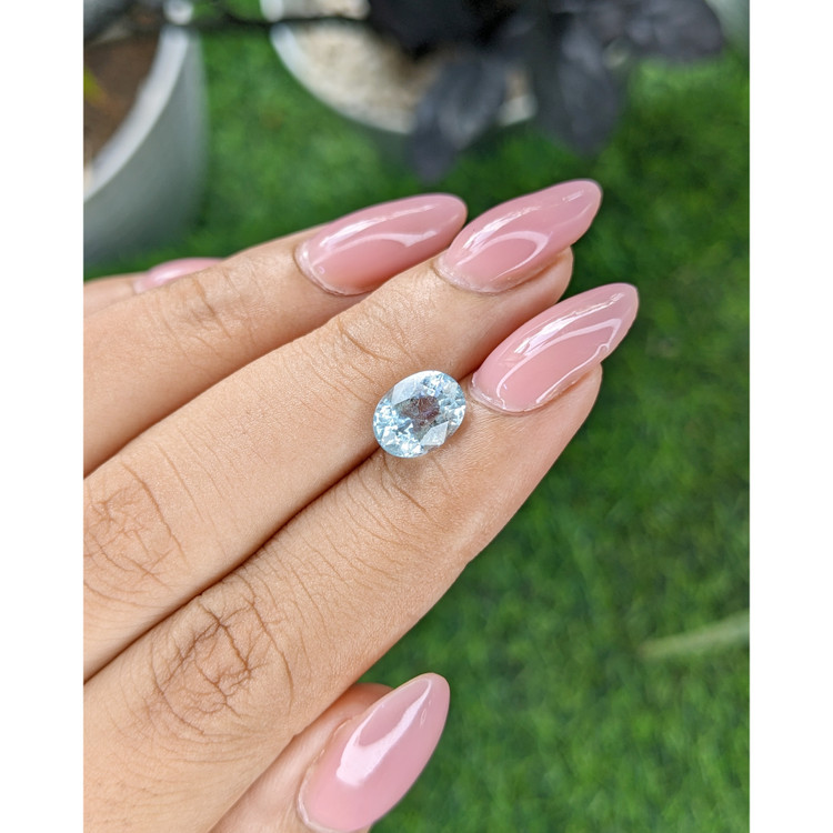 1.94 Ct. Greenish Blue Aquamarine from Tanzania