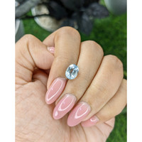 1.94 Ct. Greenish Blue Aquamarine from Tanzania Life Style