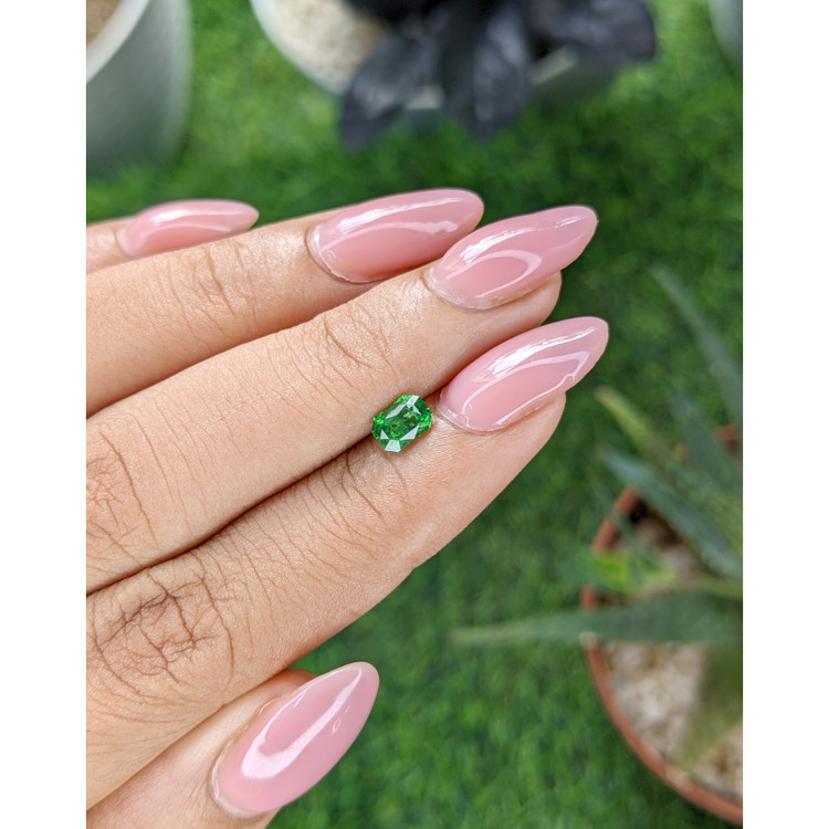 0.58 Ct. Tsavorite Garnet from Tanzania