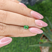 0.58 Ct. Tsavorite Garnet from Tanzania Life Style