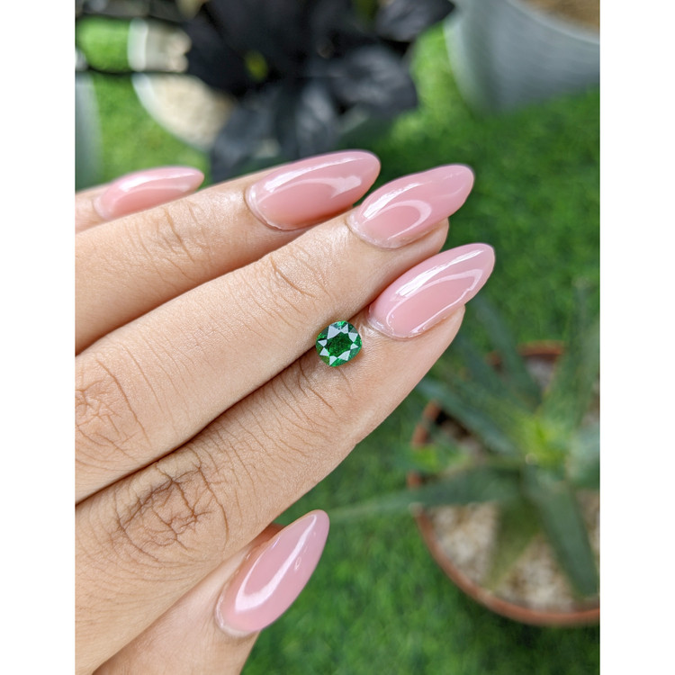 0.80 Ct. Tsavorite Garnet from Tanzania