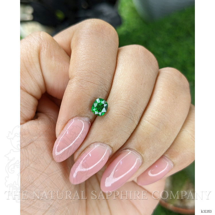 0.80 Ct. Tsavorite Garnet from Tanzania