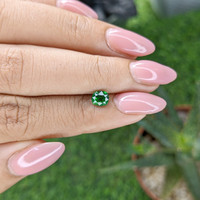 0.80 Ct. Tsavorite Garnet from Tanzania Life Style