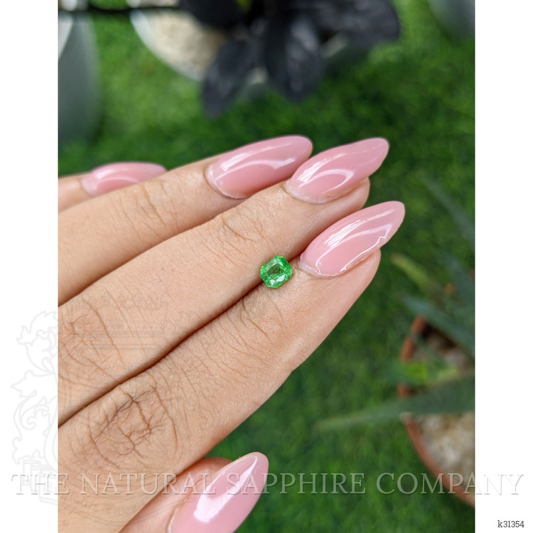 0.42 Ct. Tsavorite Garnet from Tanzania