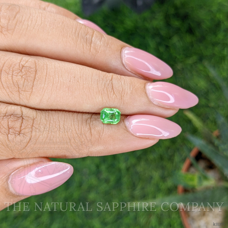 0.90 Ct. Tsavorite Garnet from Tanzania