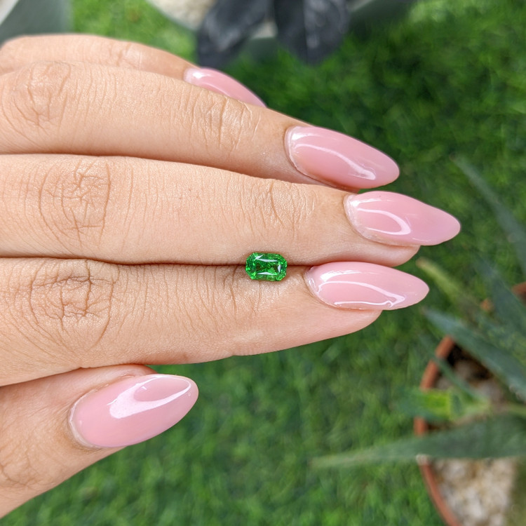 0.60 Ct. Tsavorite Garnet from Tanzania