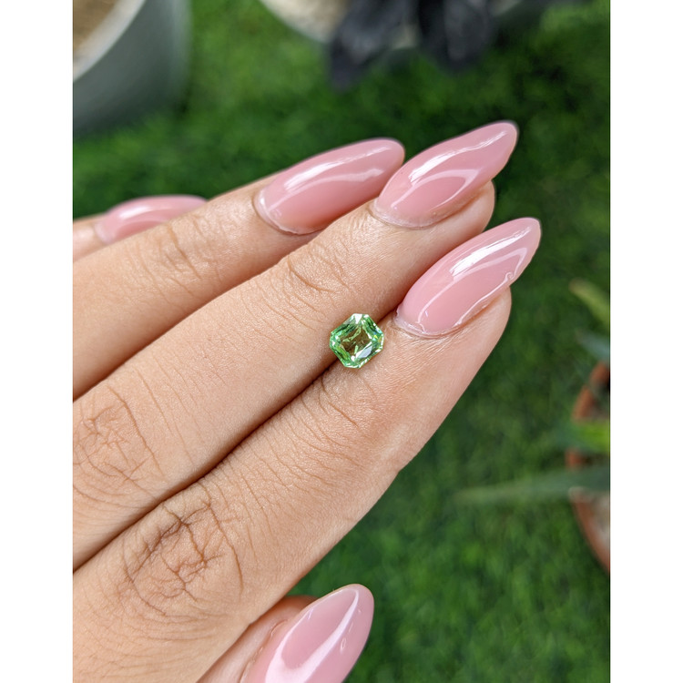 0.61 Ct. Tsavorite Garnet from Tanzania