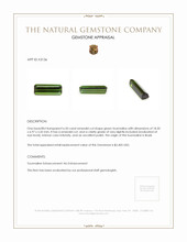 6.50 Ct. Tourmaline from Brazil Appraisal