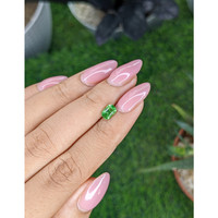 0.93 Ct. Tsavorite Garnet from Tanzania Life Style