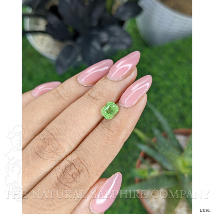 1.70 Ct. Tsavorite Garnet from Tanzania