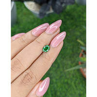0.84 Ct. Tsavorite Garnet from Tanzania Life Style