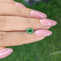 0.84 Ct. Tsavorite Garnet from Tanzania Life Style