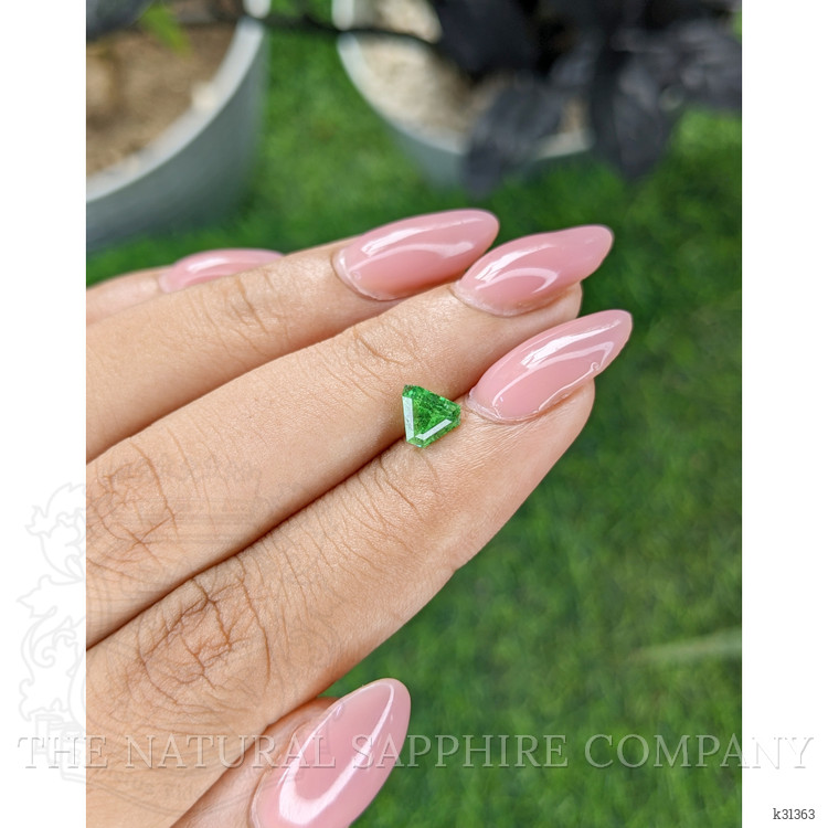 0.81 Ct. Tsavorite Garnet from Tanzania