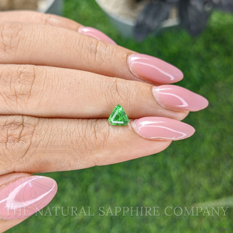 0.81 Ct. Tsavorite Garnet from Tanzania