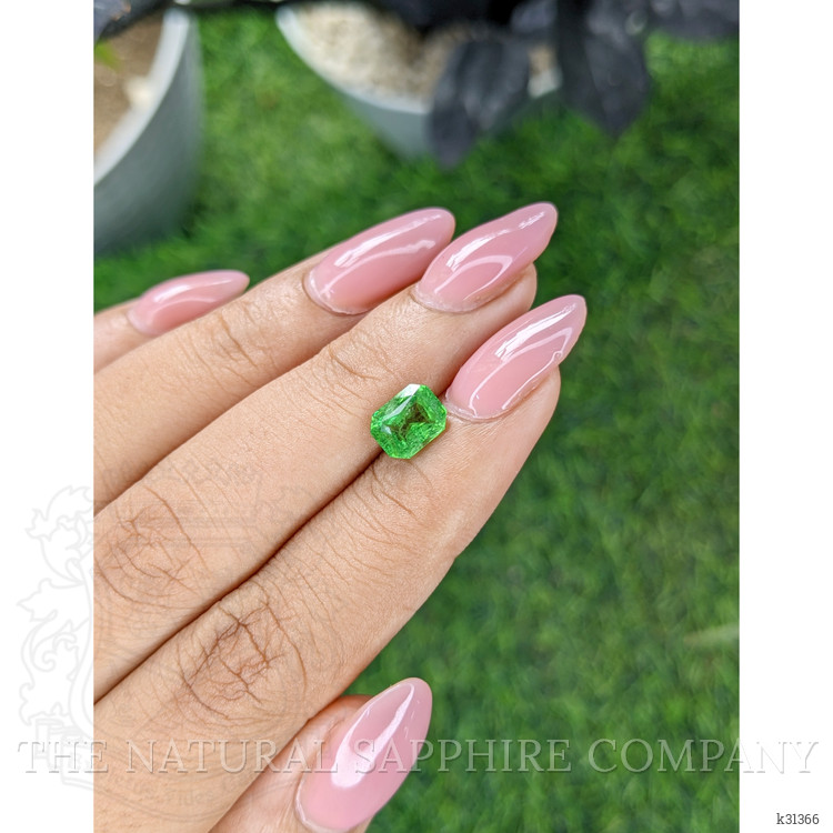 1.61 Ct. Tsavorite Garnet from Tanzania