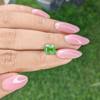 1.61 Ct. Tsavorite Garnet from Tanzania Life Style