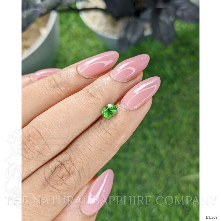 0.83 Ct. Tsavorite Garnet from Tanzania