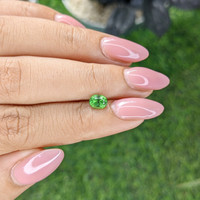 0.83 Ct. Tsavorite Garnet from Tanzania Life Style