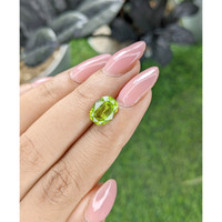 2.42 Ct. Yellowish Green Peridot from Pakistan Life Style