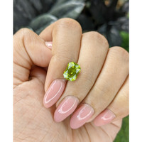 2.46 Ct. Yellowish Green Peridot from Pakistan Life Style