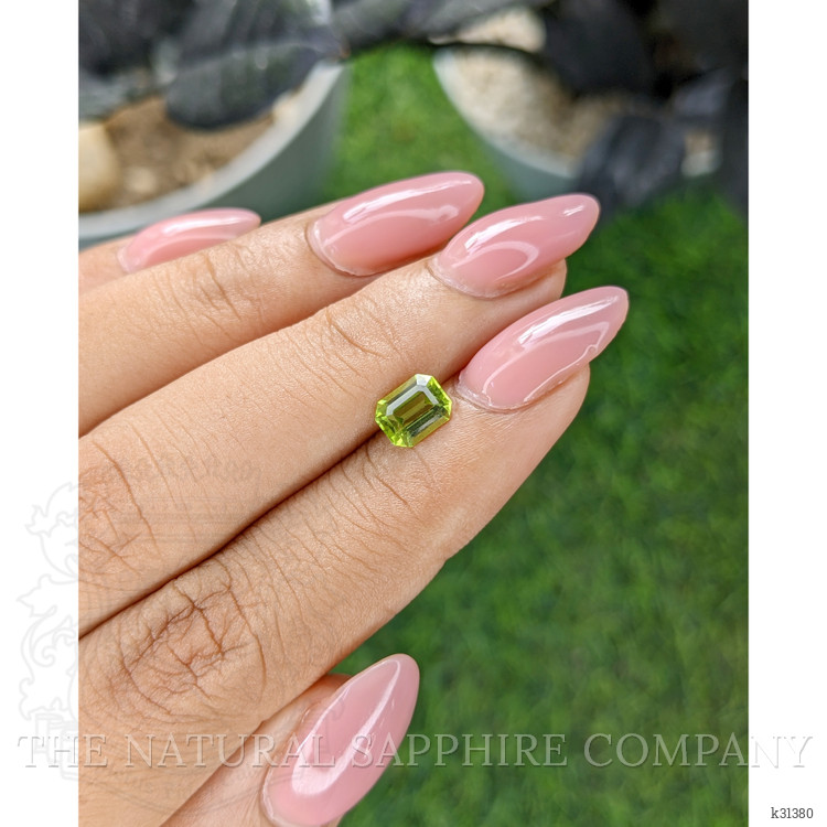 0.94 Ct. Yellowish Green Peridot from Pakistan