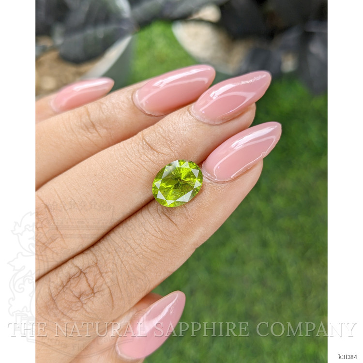 3.07 Ct. Yellowish Green Peridot from Pakistan