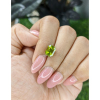 2.36 Ct. Yellowish Green Peridot from Pakistan Life Style