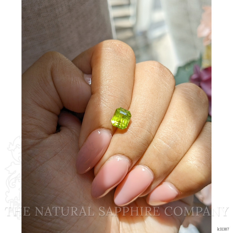 1.62 Ct. Yellowish Green Peridot from Pakistan