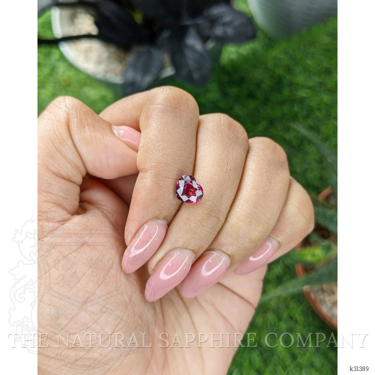 1.68 Ct. Purplish Pink Garnet from Tanzania