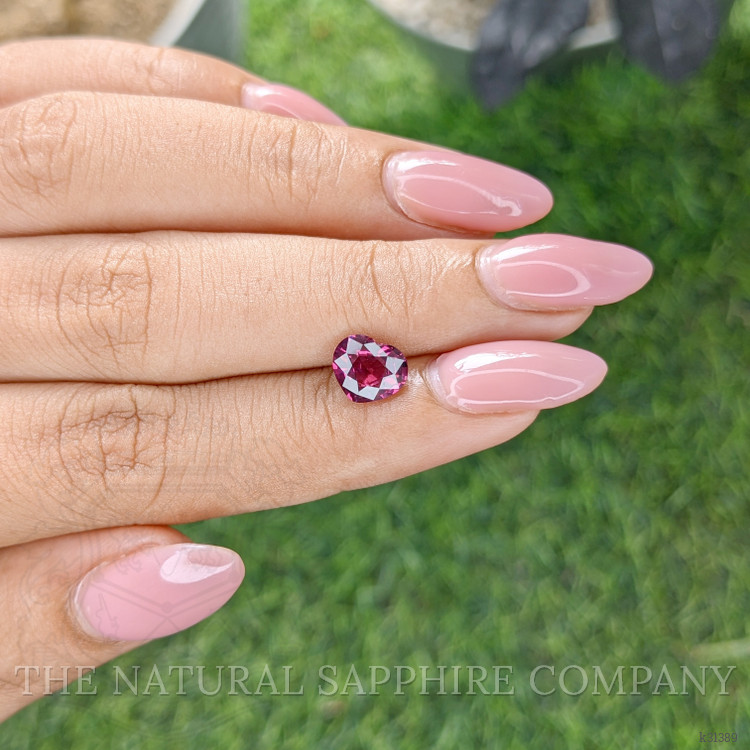 1.68 Ct. Purplish Pink Garnet from Tanzania