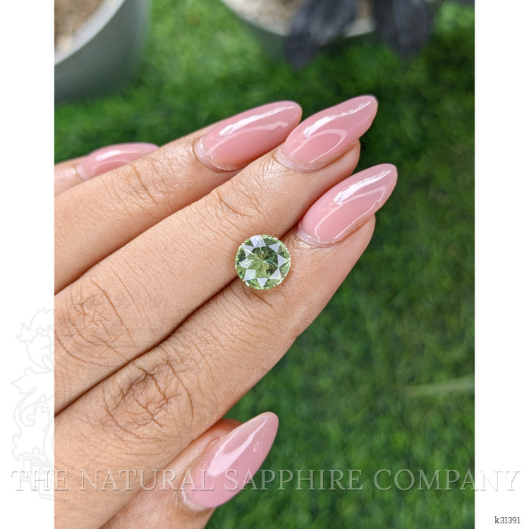 2.39 Ct. Yellowish Green Grossular Garnet from Tanzania
