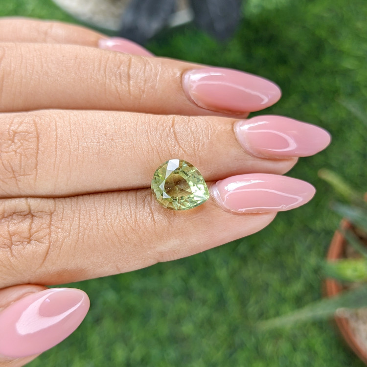2.64 Ct. Greenish Yellow Tourmaline from Tanzania