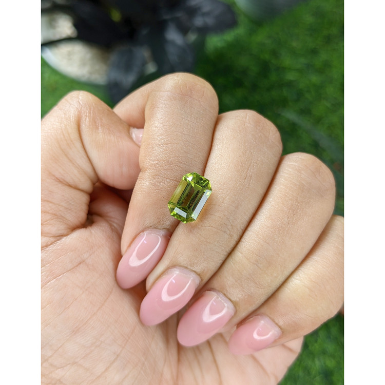 2.98 Ct. Yellowish Green Tourmaline from Tanzania