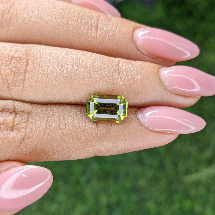 2.98 Ct. Yellowish Green Tourmaline from Tanzania