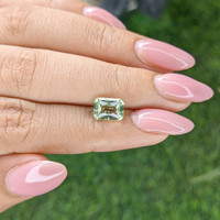 2.15 Ct. Yellowish Green Tourmaline from Tanzania Life Style