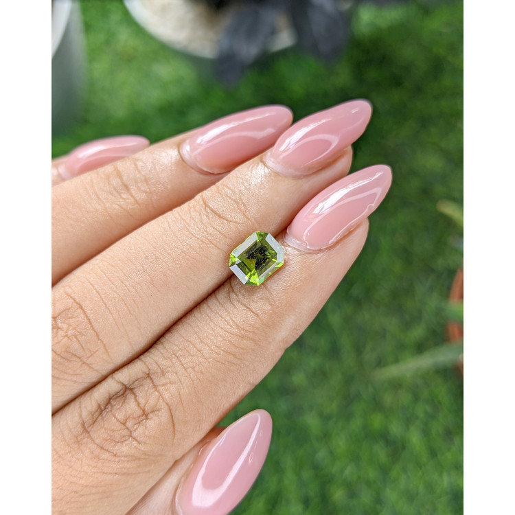 1.55 Ct. Yellowish Green Tourmaline from Tanzania