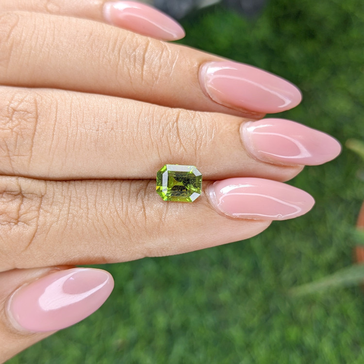 1.55 Ct. Yellowish Green Tourmaline from Tanzania