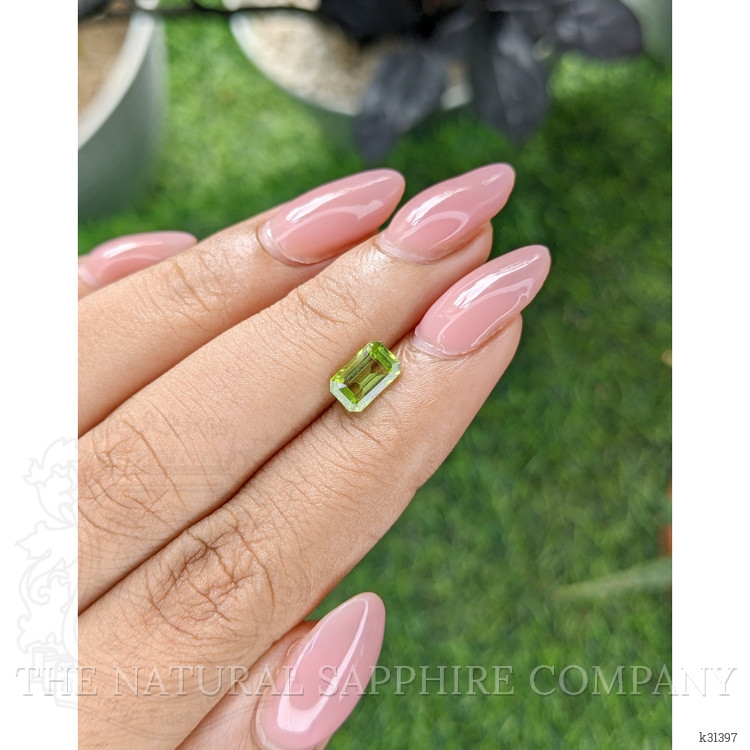 1.07 Ct. Yellowish Green Peridot from Tanzania