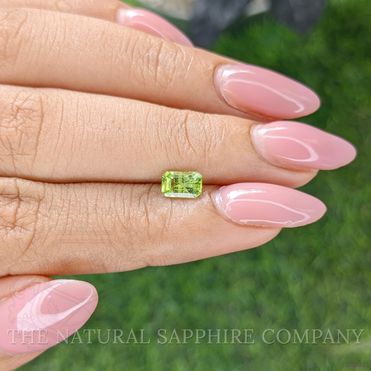 0.68 Ct. Yellowish Green Peridot from Tanzania