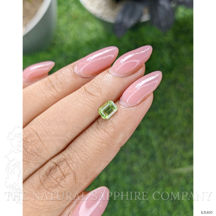 0.81 Ct. Yellowish Green Peridot from Tanzania
