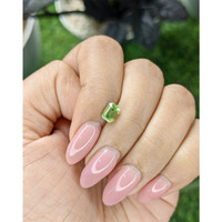 0.81 Ct. Yellowish Green Peridot from Tanzania Life Style