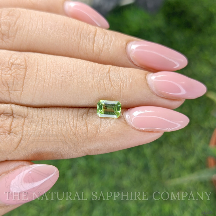 0.88 Ct. Yellowish Green Peridot from Tanzania