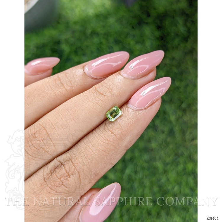 0.55 Ct. Yellowish Green Peridot from Tanzania