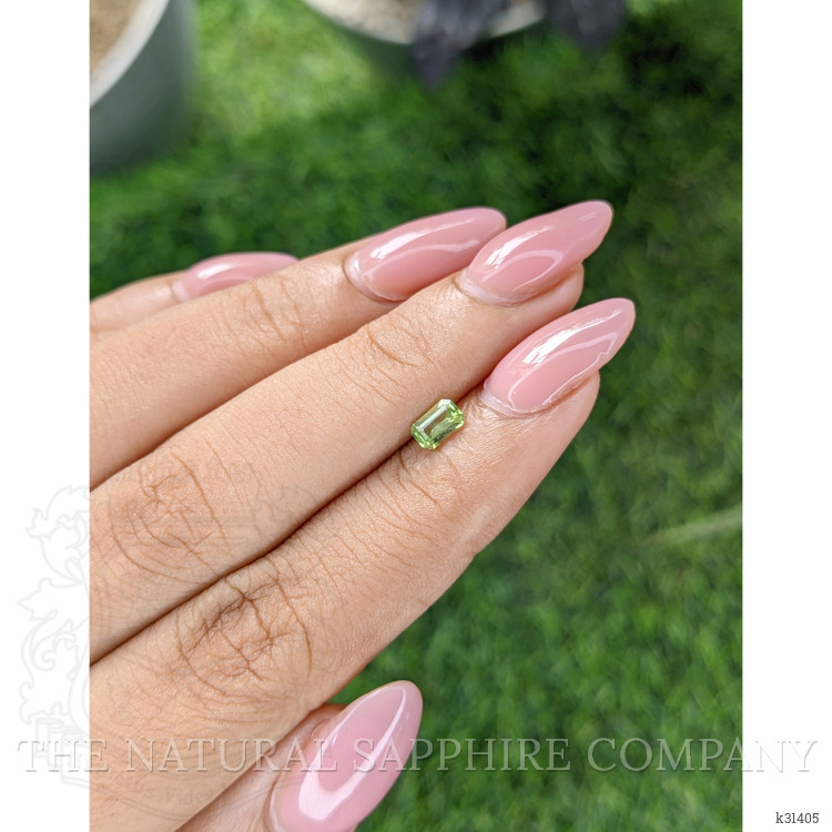 0.36 Ct. Yellowish Green Peridot from Tanzania