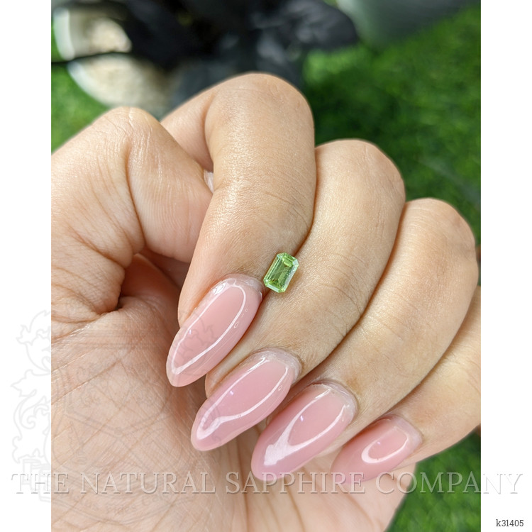 0.36 Ct. Yellowish Green Peridot from Tanzania