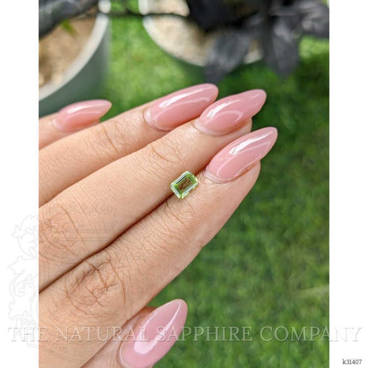 0.52 Ct. Yellowish Green Peridot from Tanzania