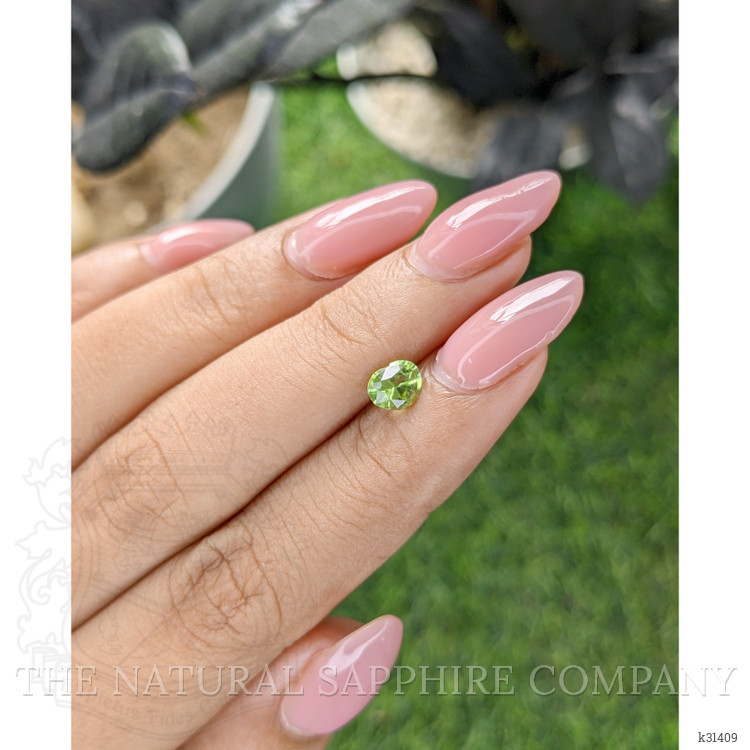 0.69 Ct. Yellowish Green Peridot from Tanzania