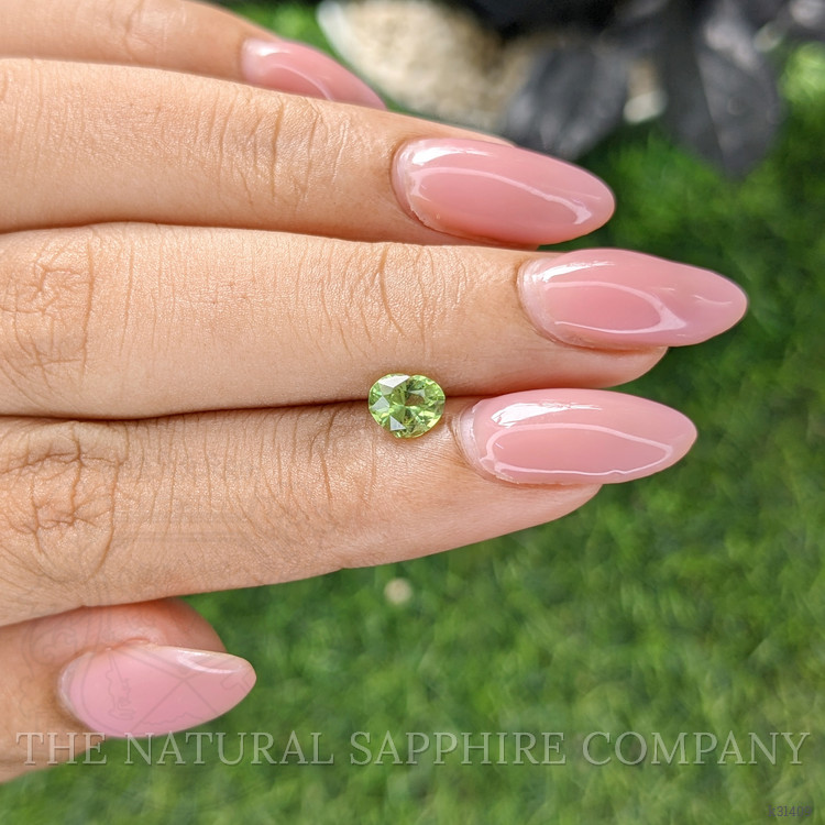 0.69 Ct. Yellowish Green Peridot from Tanzania